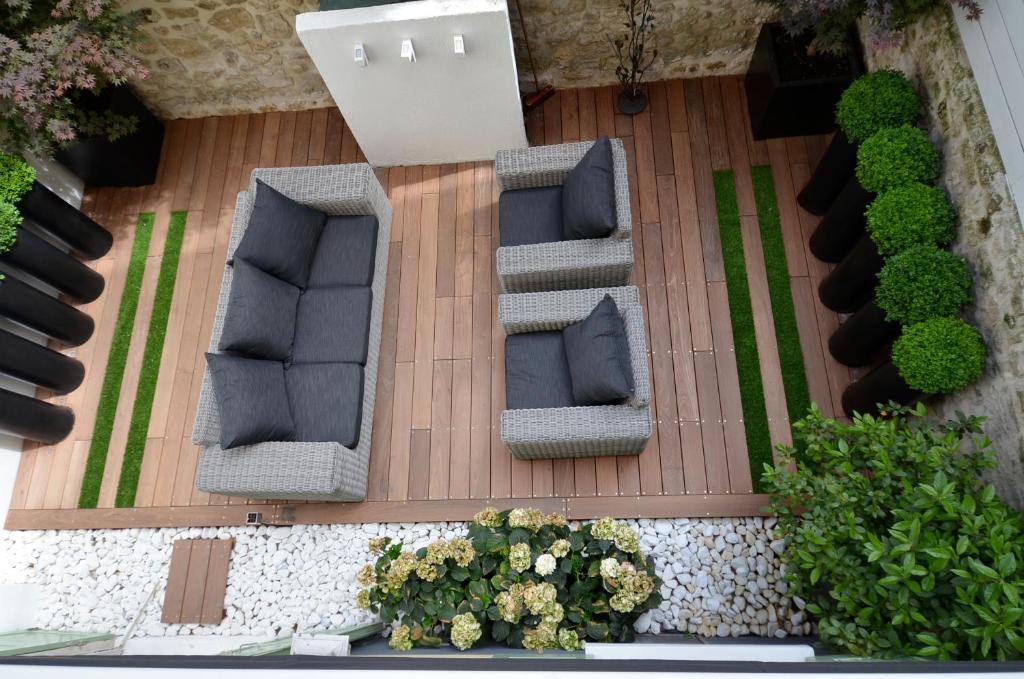 مبيت وإفطار باريس Le Jardin De Rochegrosse الغرفة الصورة